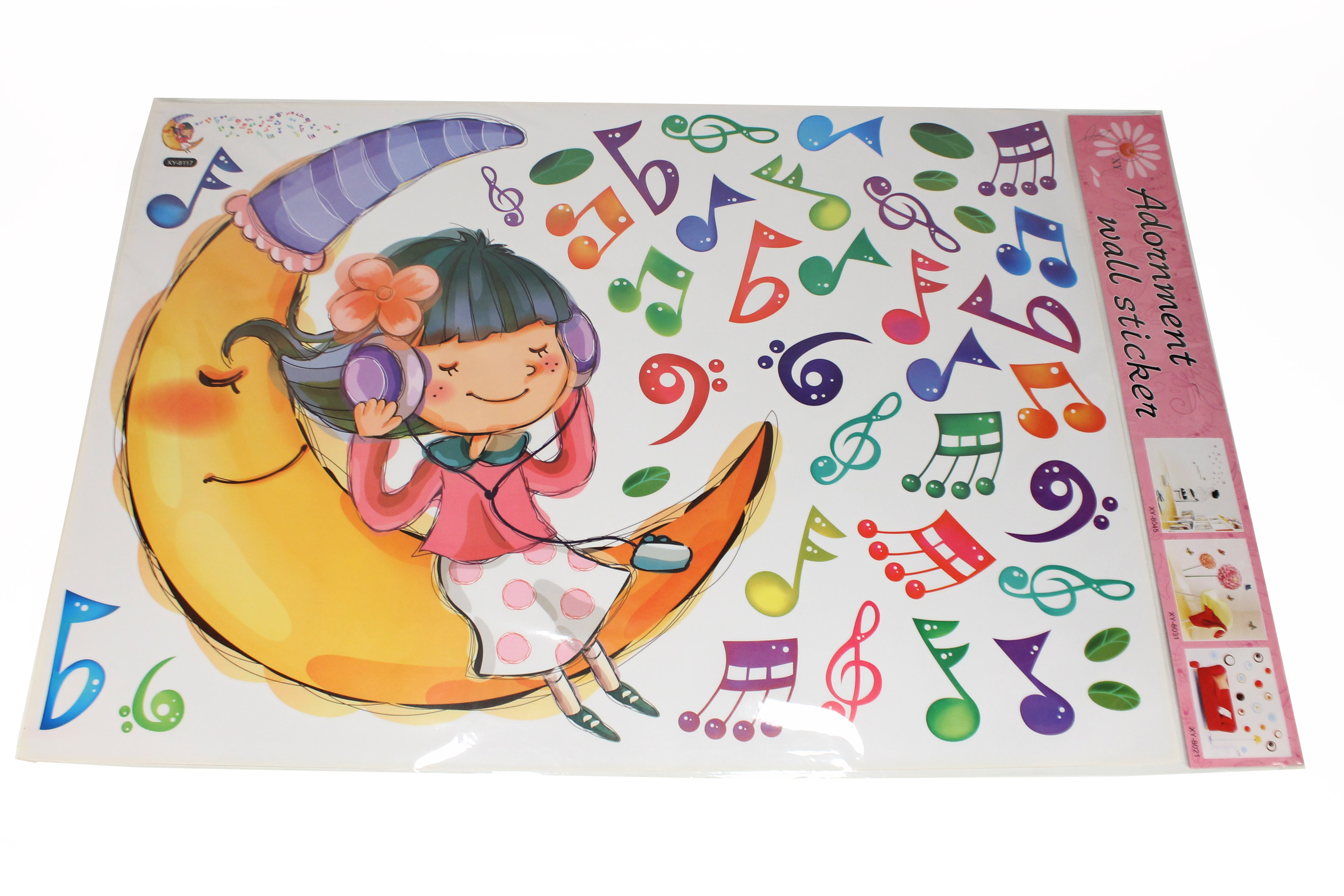 ^Sticker Transparan Motif Campur Uk.50x70 Ktg @300
