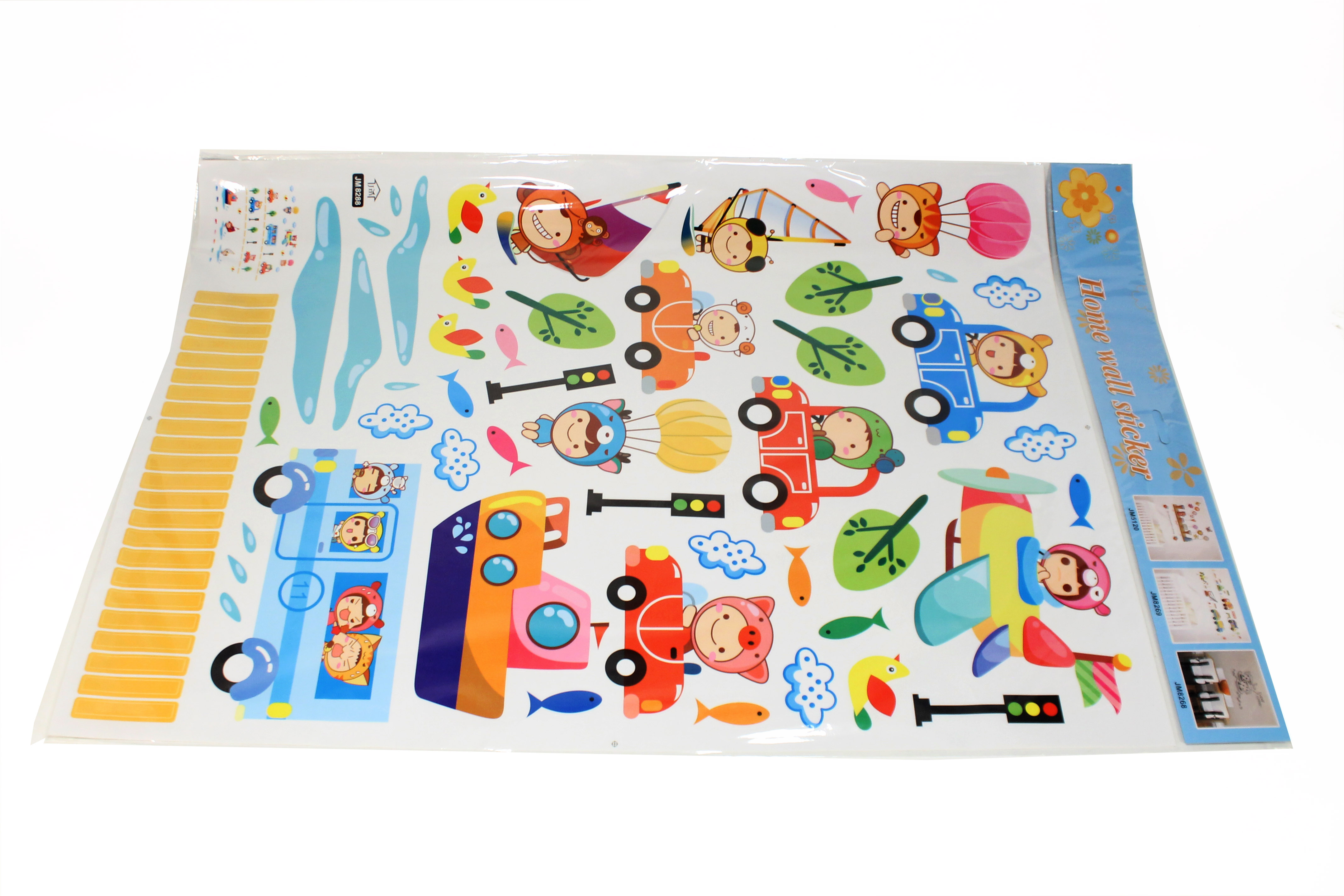 ^Sticker Transparan Motif Campur Uk.50x70 Ktg @300
