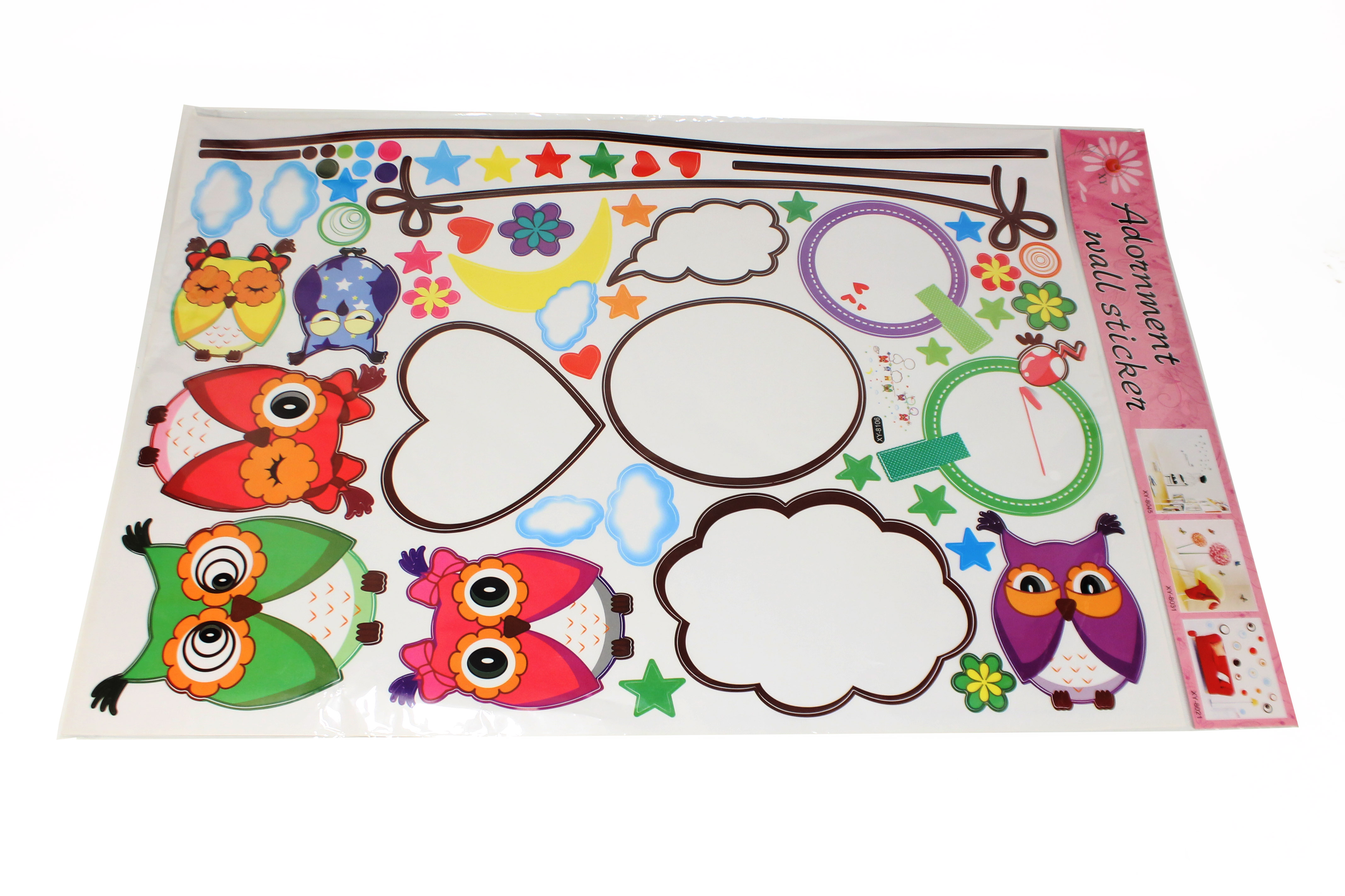 ^Sticker Transparan Motif Campur Uk.50x70 Ktg @300
