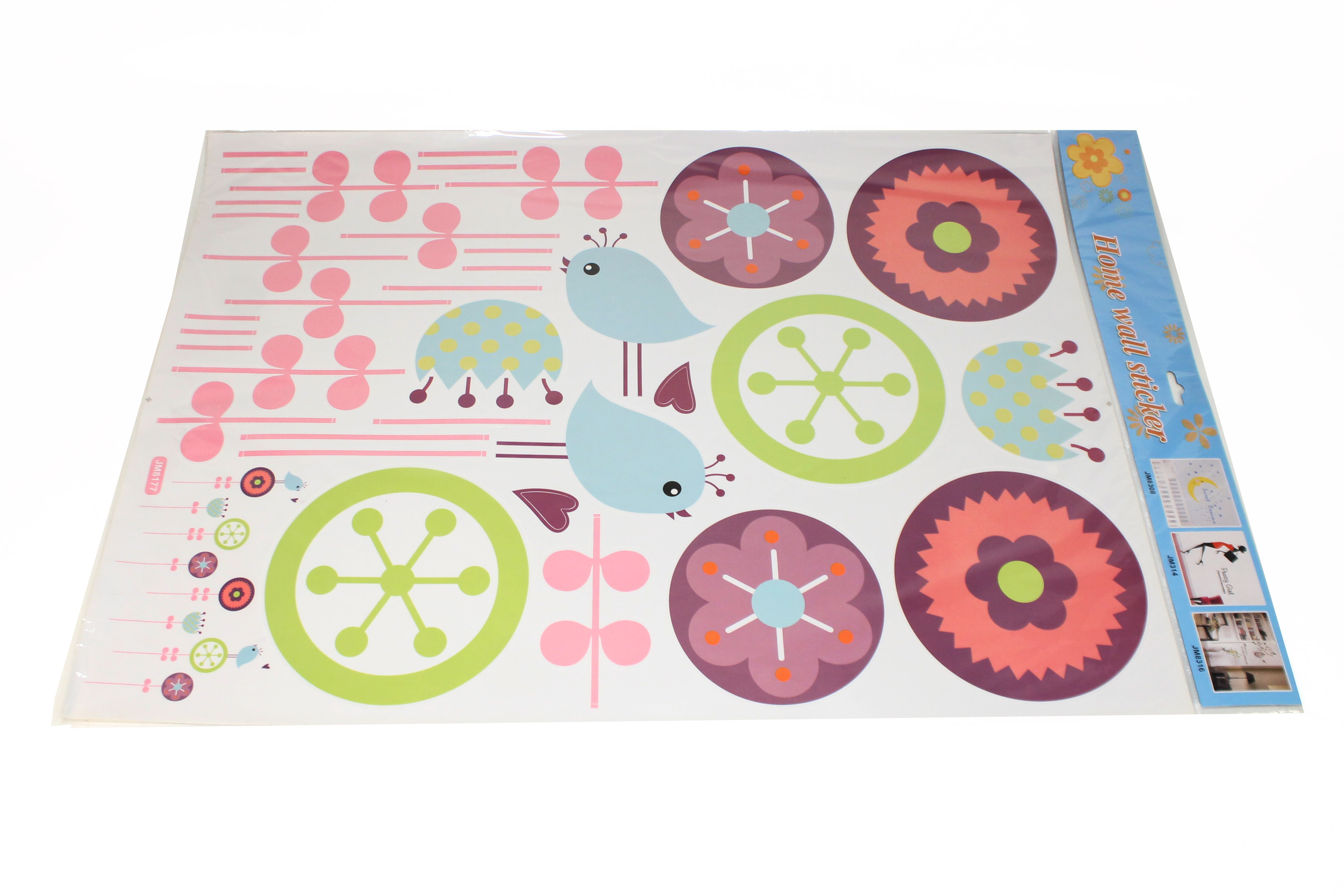 ^Sticker Transparan Motif Campur Uk.50x70 Ktg @300
