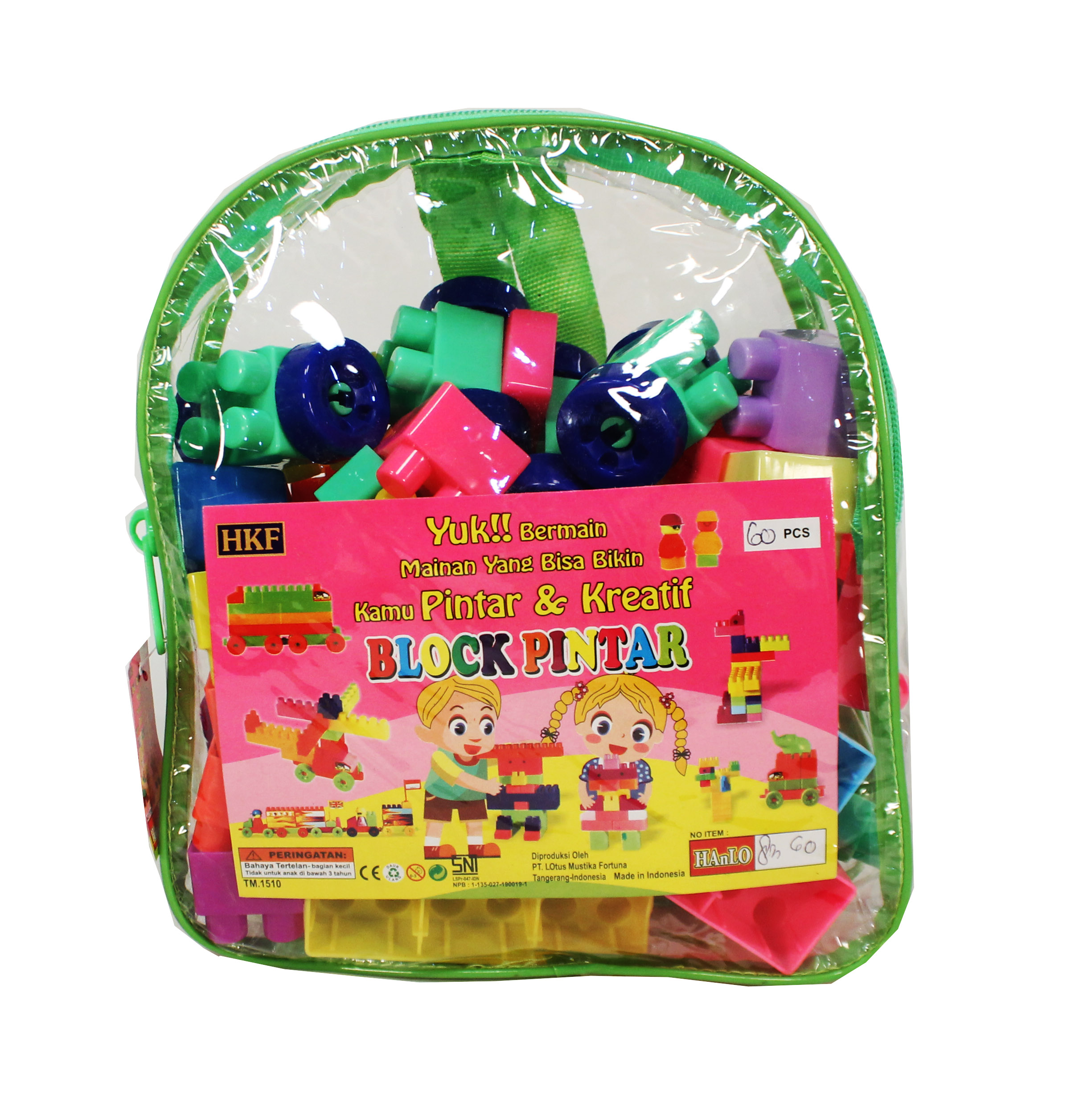 Blok Pintar Isi 60 Pcs Tas @96