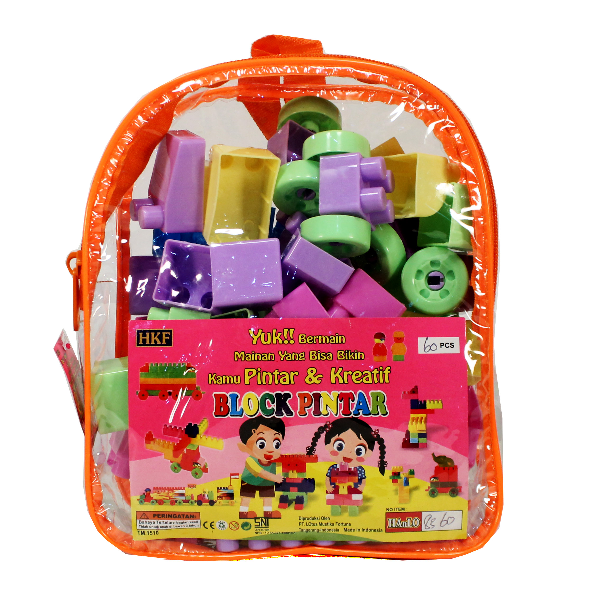 Blok Pintar Isi 60 Pcs Tas @96