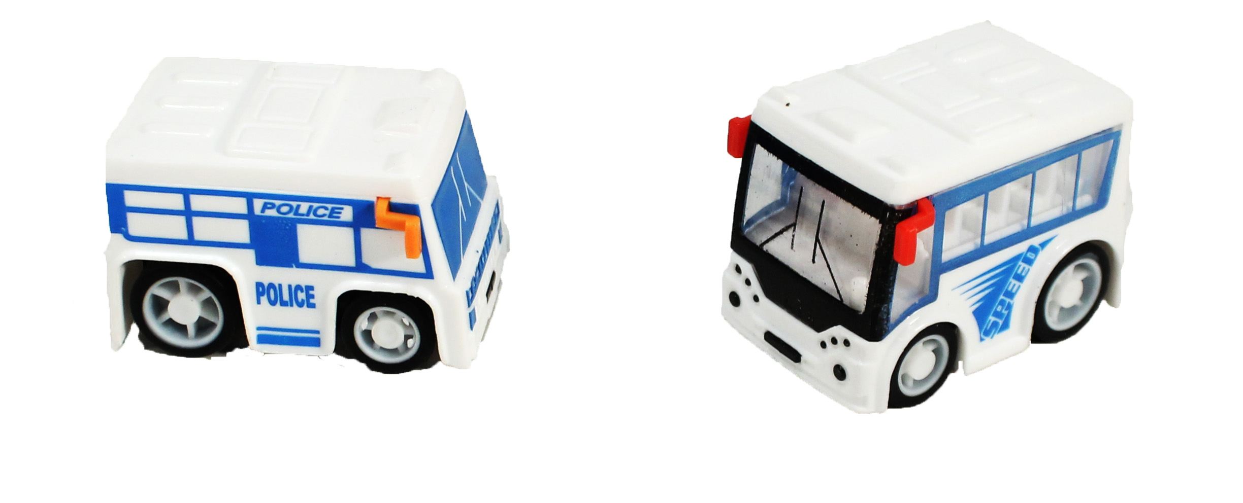 ^Mobil Polisi 8 pcs City Police Box Wind @96