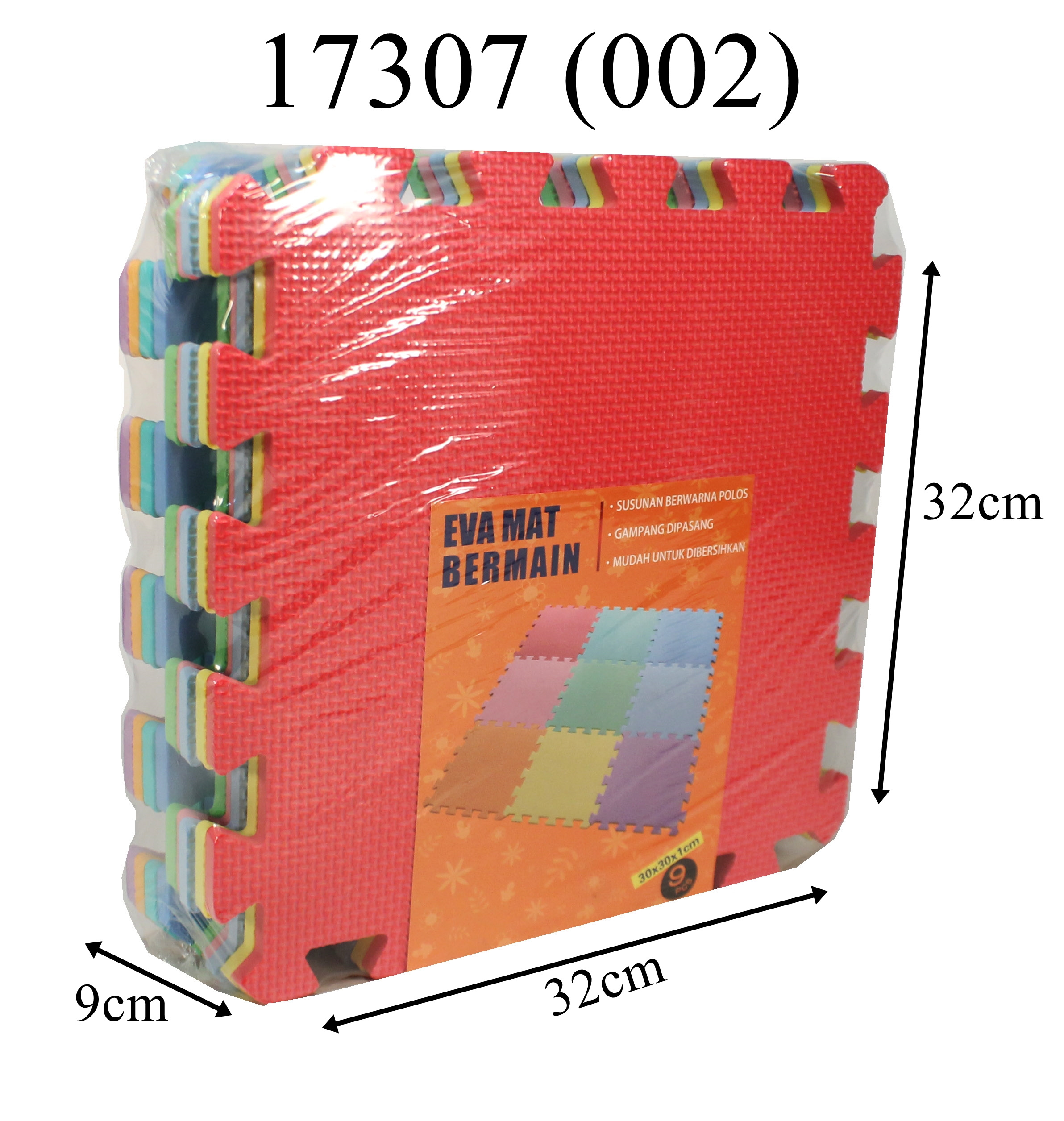 ~Puzzle Lantai Polos Warna @30