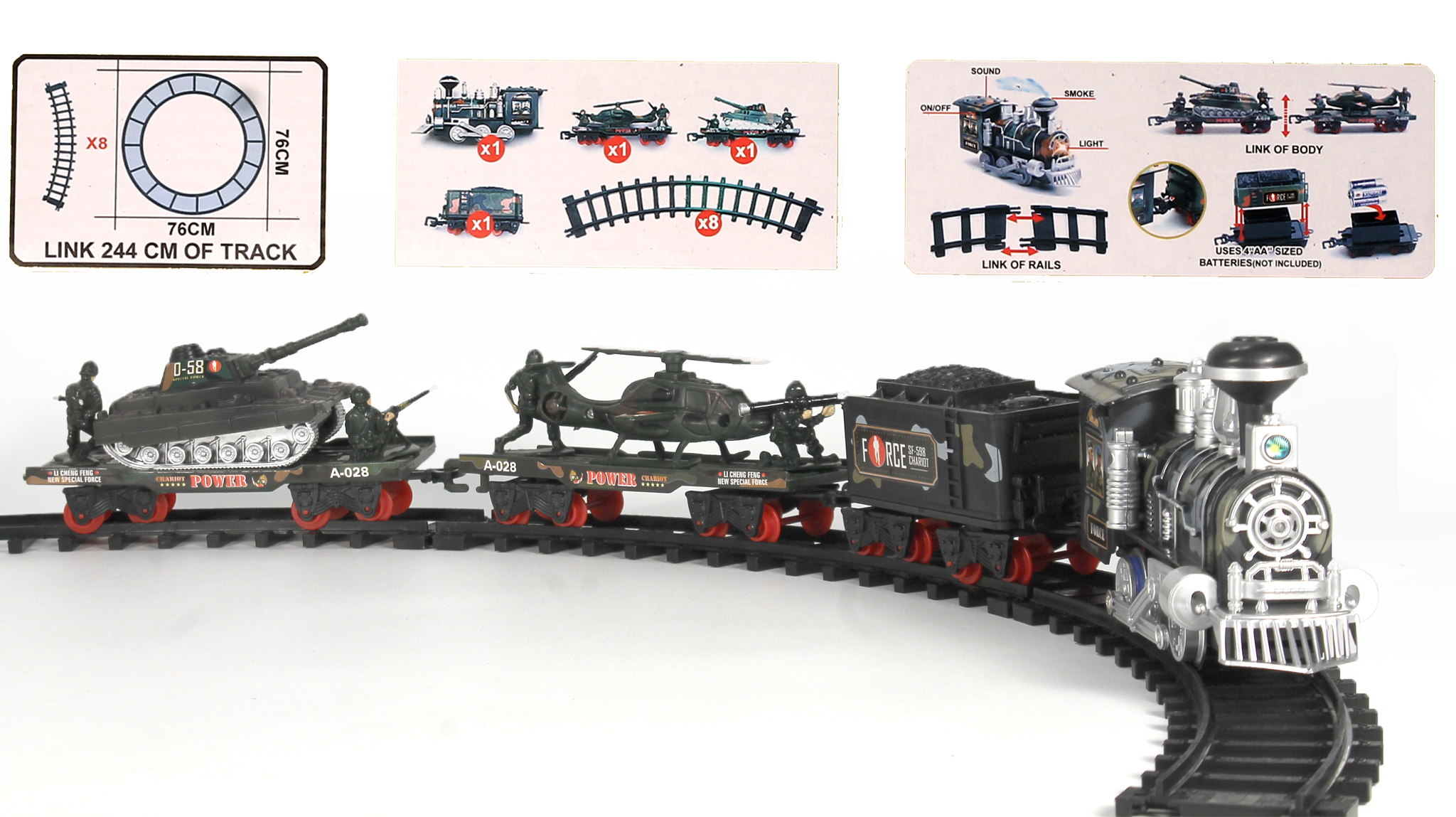 B/o Kereta Military Train MA-Train Box Window @24
