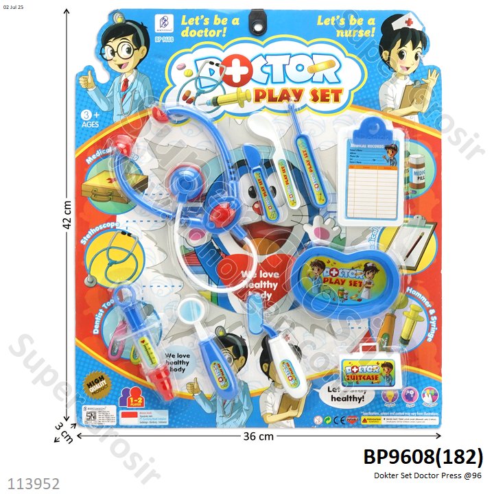Dokter Set Doctor Press @96