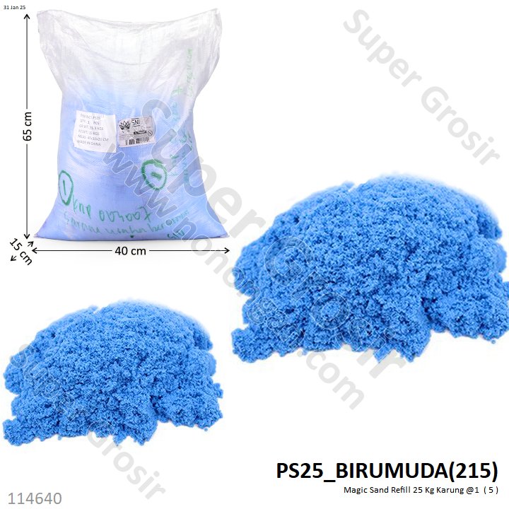 Magic Sand Refill 25 Kg Karung @1