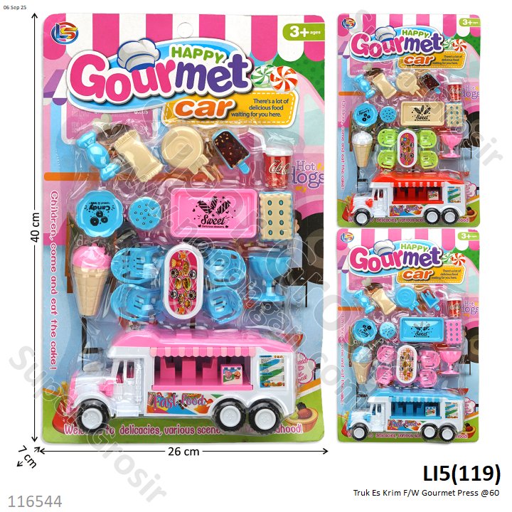 Truk Es Krim Set F/W Gourmet Press @60