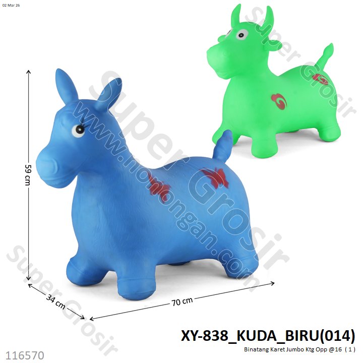 Binatang Karet Jumbo Ktg Opp @16