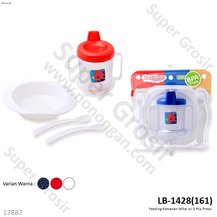 Feeding Kemasan Mika Isi 5 Pcs Press