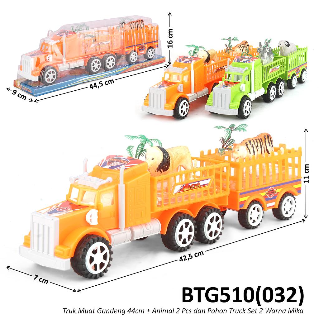 Truk Trailer Gandeng Muat F/C Truck Set Box Mika @0