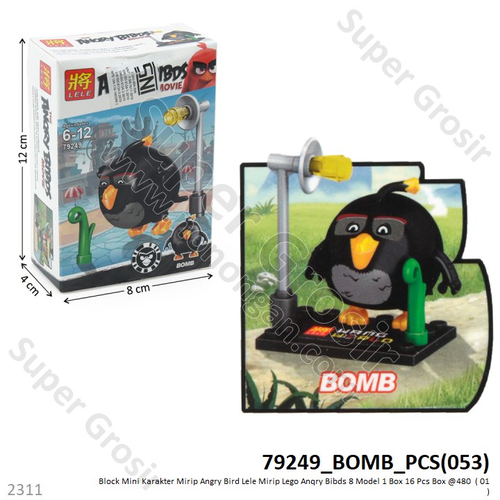(ONLINE) Mini Block Angry Bird Lele Anqry Bibds Box @1