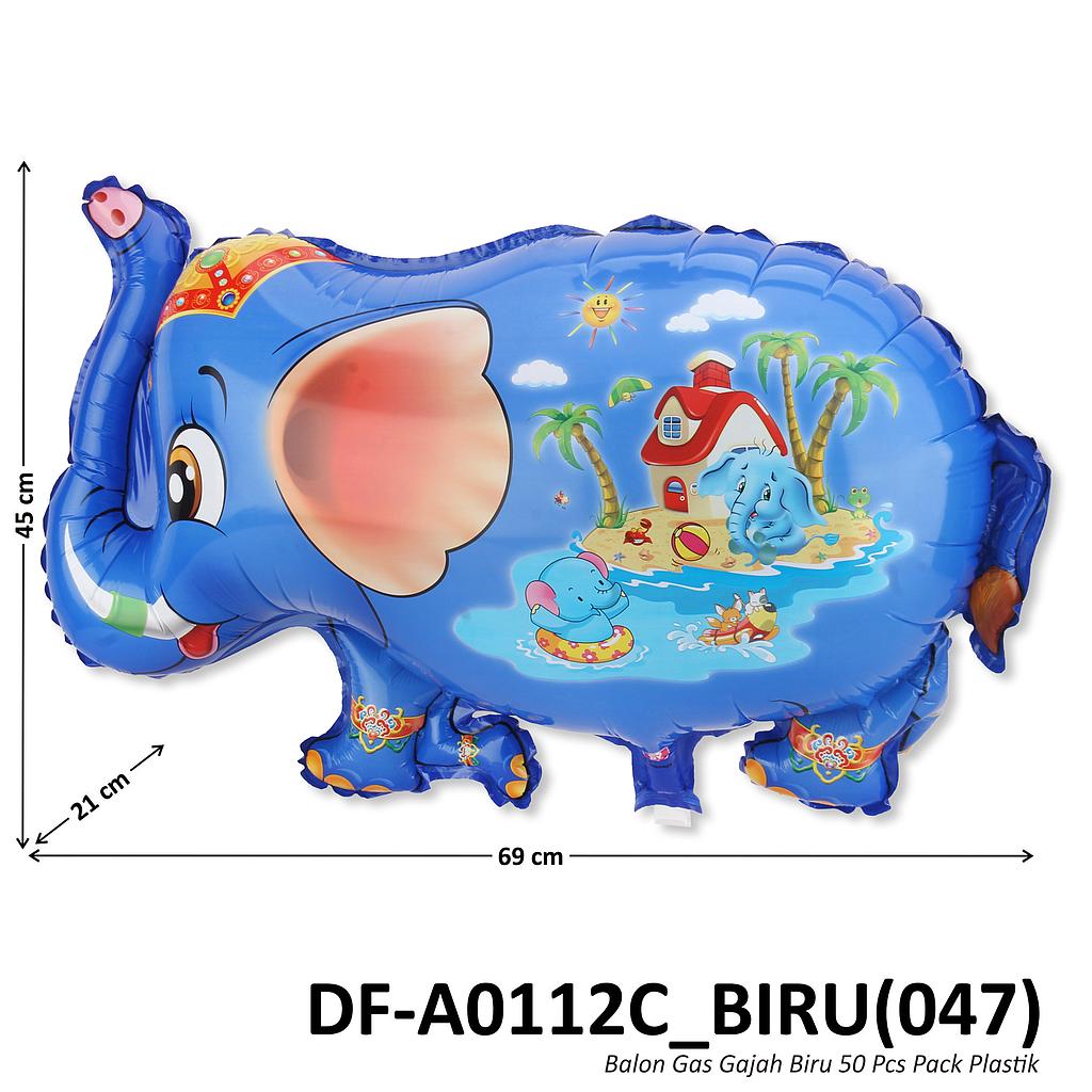 Balon Gas Gajah 50 Pcs Pack Plastik @60