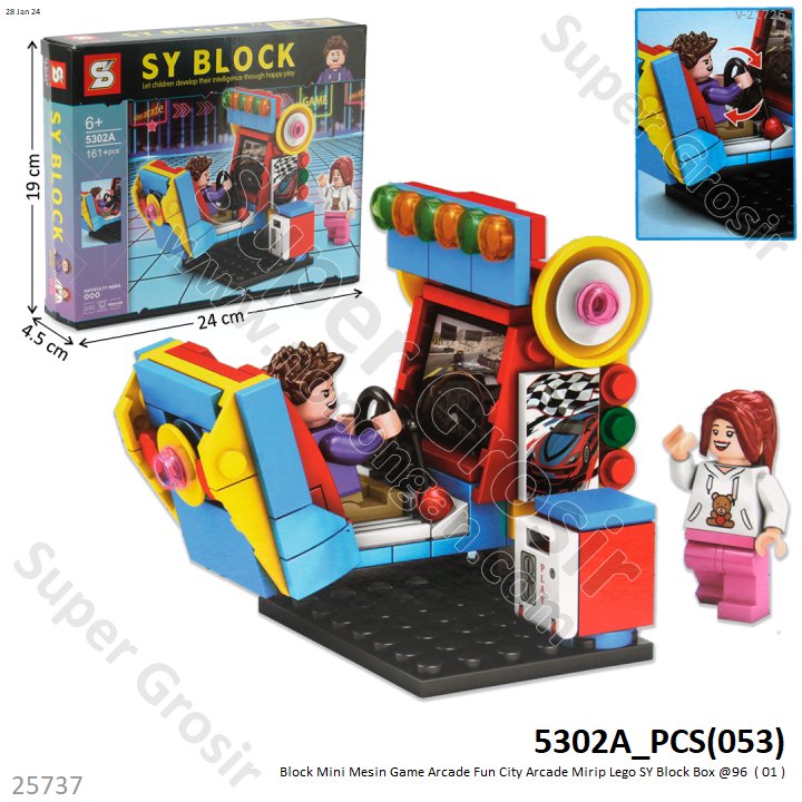 (ONLINE) Mini Block Mesin Game Arcade SY Block Box @1