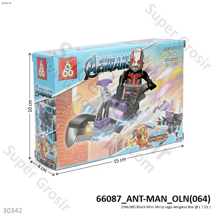 (ONLINE) Mini Block Avengers Kendaraan Aengans Box @1