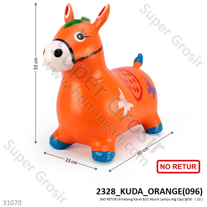 Binatang Karet B/O Musik Lampu Ktg Opp (NO RETUR) @30 