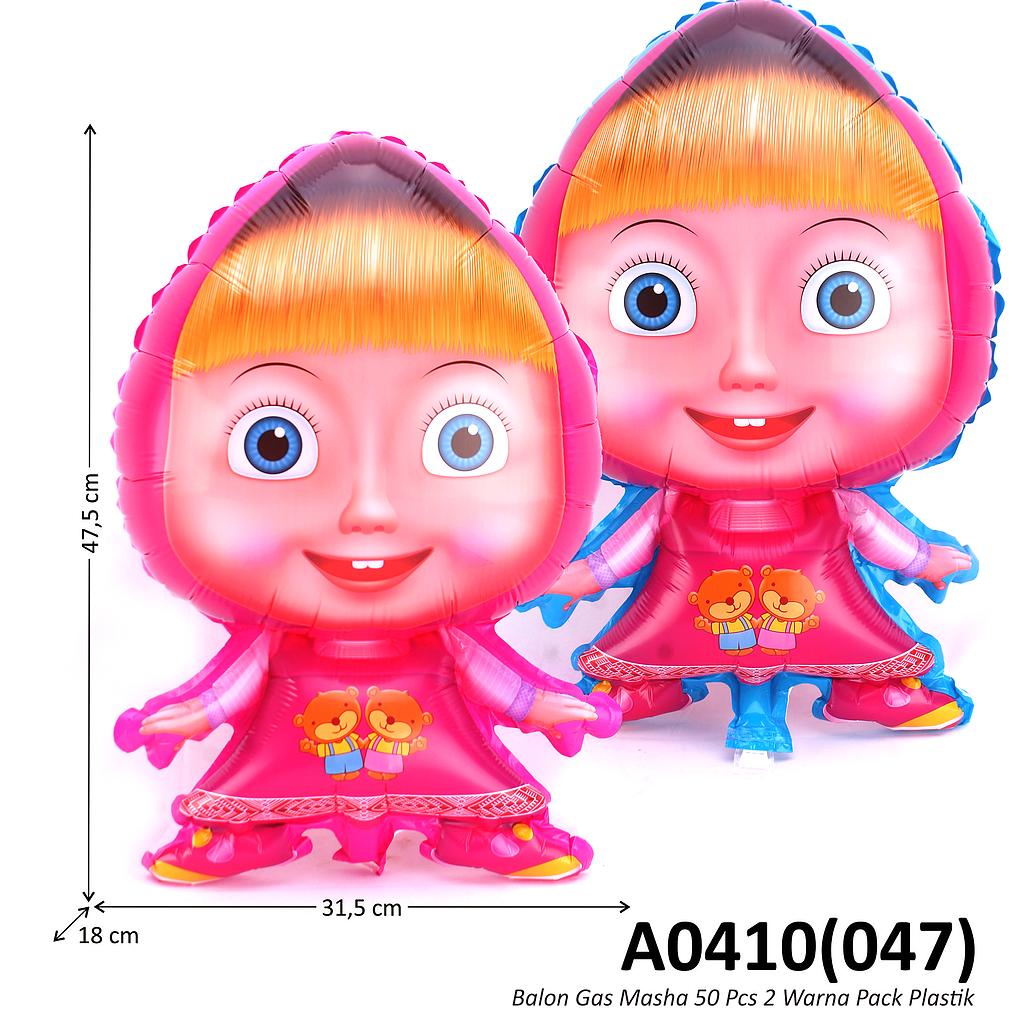 Balon Gas Masha 50 Pcs Pack Plastik @60