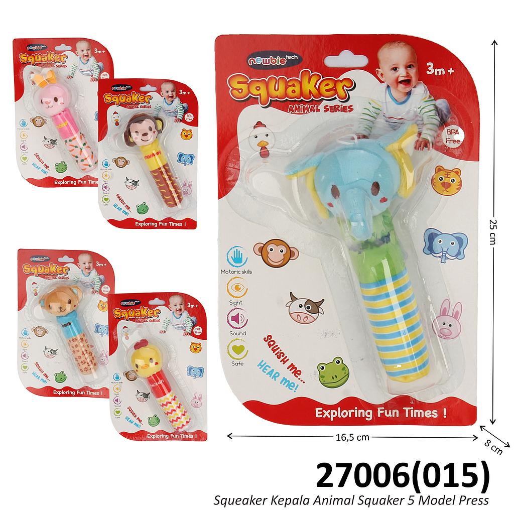 Squeaker Kepala Animal Squaker 5 Model Press @40