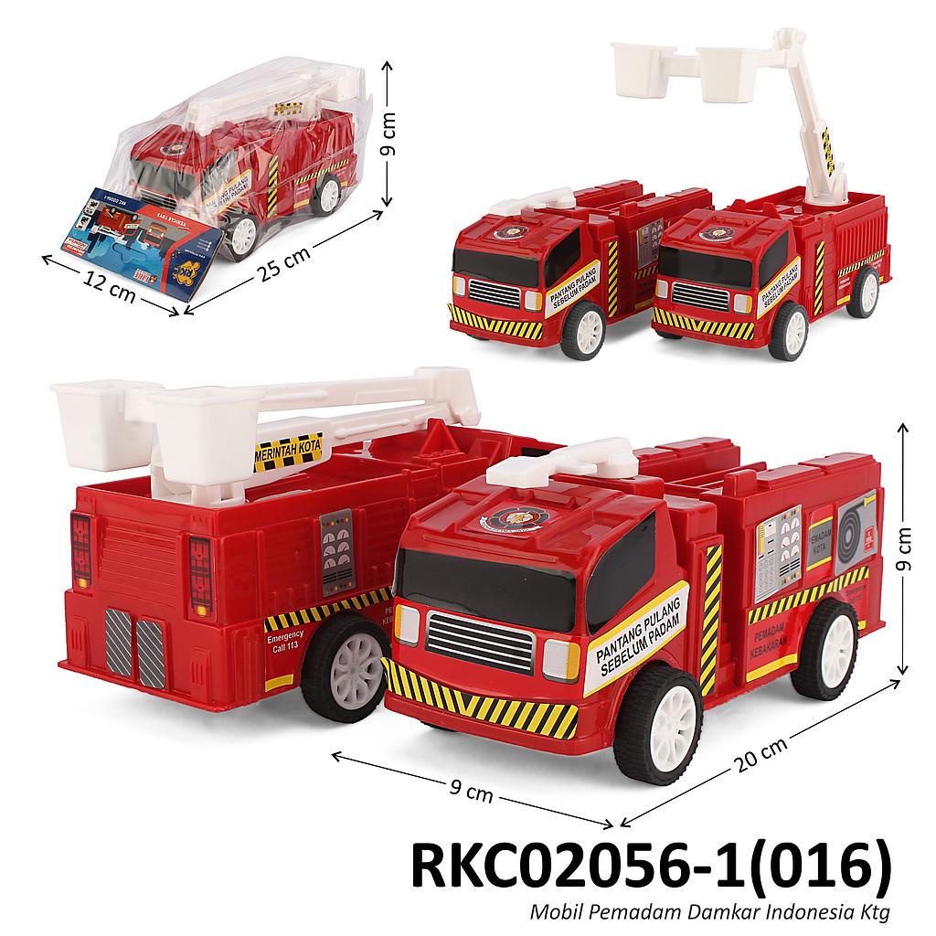 Truk Damkar F/C Fire Rescue Vehicle Toys Ktg PVC @120