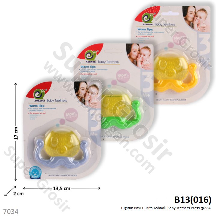 Gigitan Bayi Aobaoli / Olla &amp; Ollie Baby Teethers Press @0