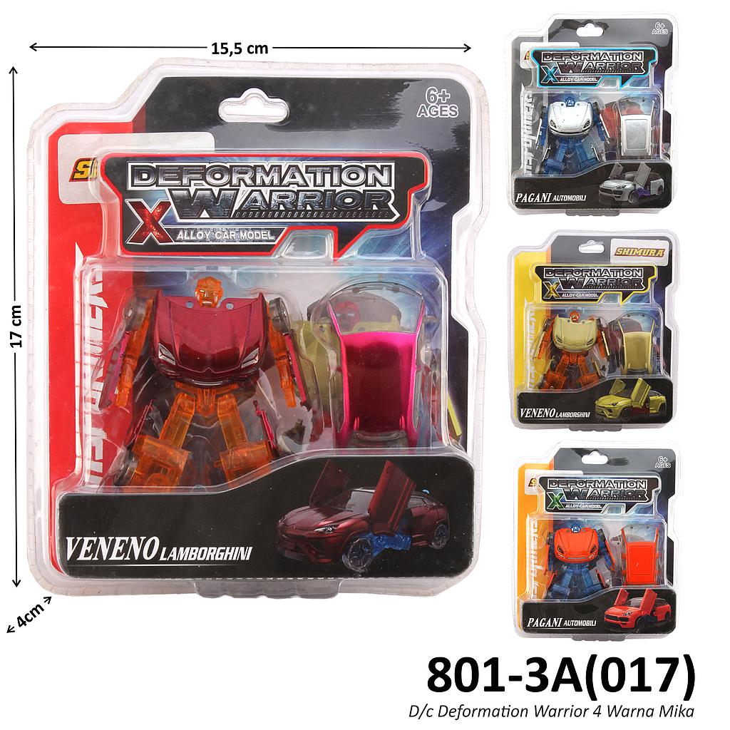 (ONLINE) Diecast Robot Deform Mobil Deformation Warrior Press Mika @1