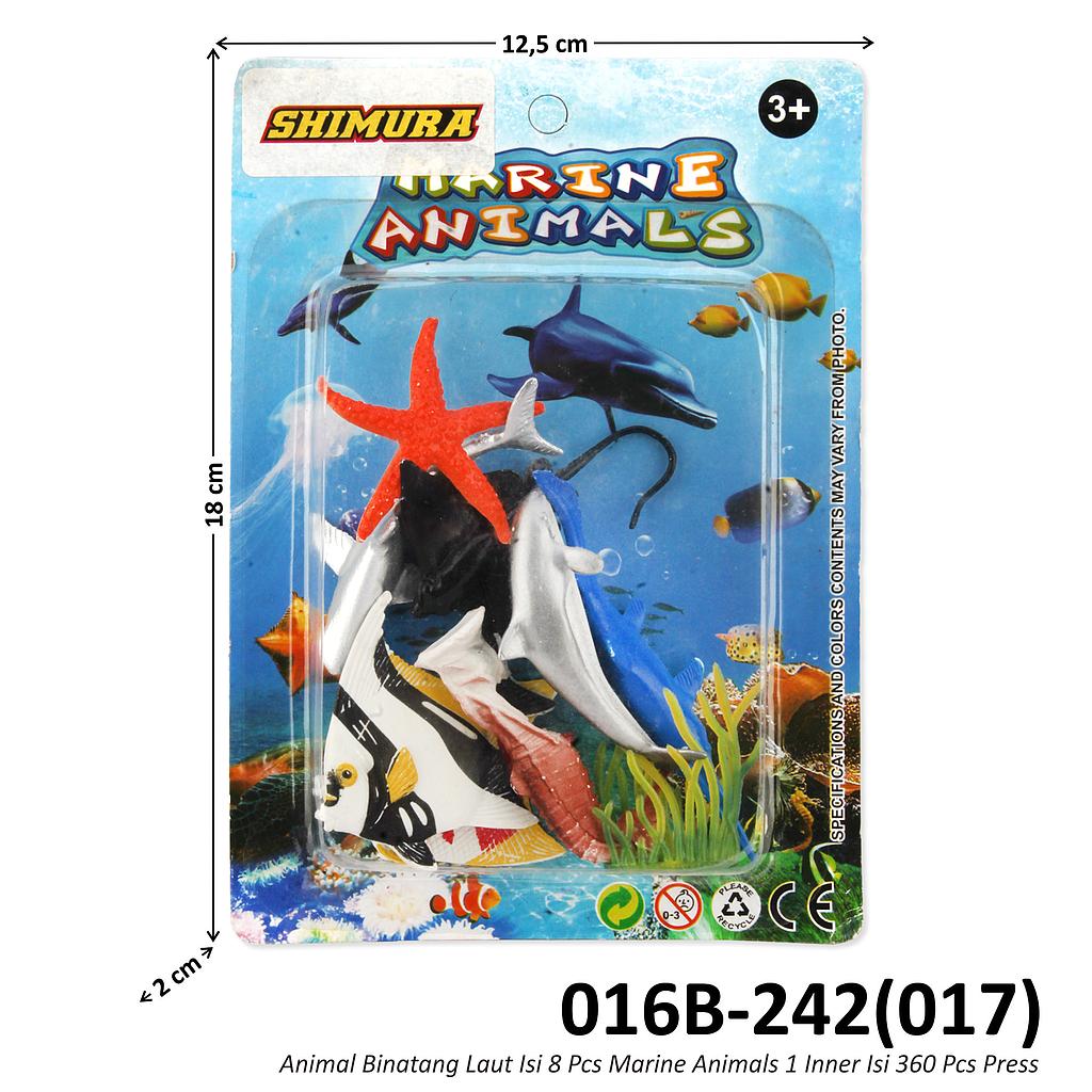 Hewan Laut Set 8 Pcs Marine Animals 1 Inner 360 Pcs Press @720