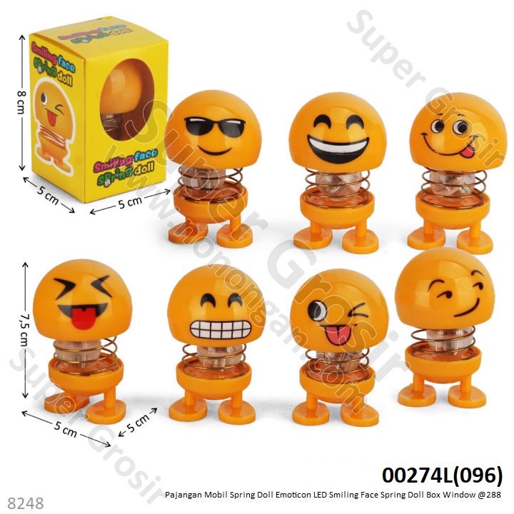 Spring Doll Emoticon Smiling Face Spring Doll Box Window @288