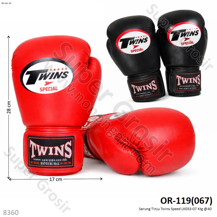 Sarung Tinju Twins Speed LX033-07 Ktg @40