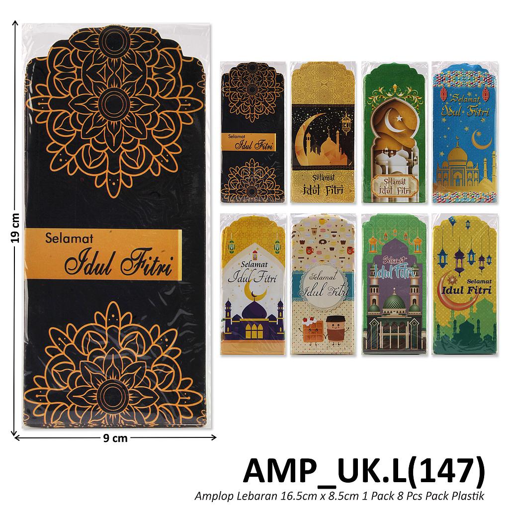 Amplop Lebaran 8 Pcs 16.5cm x 8.5cm 1 Ball 50 Pack Pack Plastik @1500
