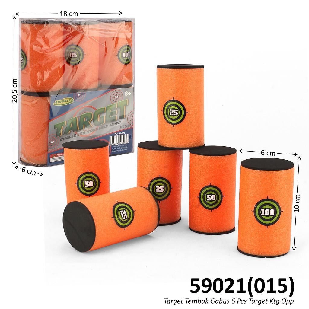 Target Tembak Gabus 6 Pcs Ktg Opp @22
