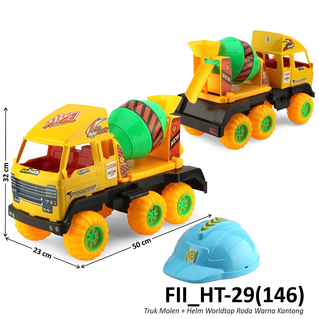 Truk Konstruksi Truk Molen Tronton + Helm Worldtop Roda Warna Ktg @12