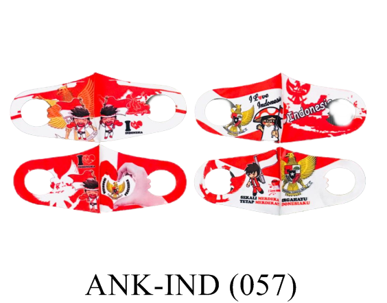 Masker Scuba Anak Motif Indonesia 1 Pack 12 Pcs Loose Pack @12