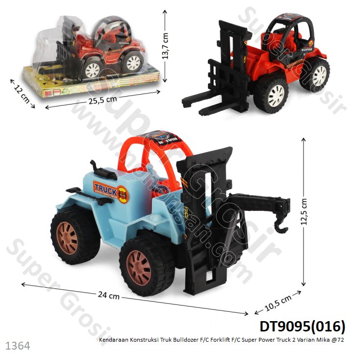 Truk Konstruksi Forklift F/C Truck 2 Model Box Mika @72