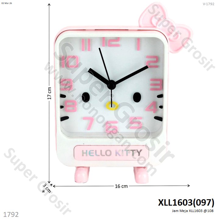 Jam Meja XLL1603 @108