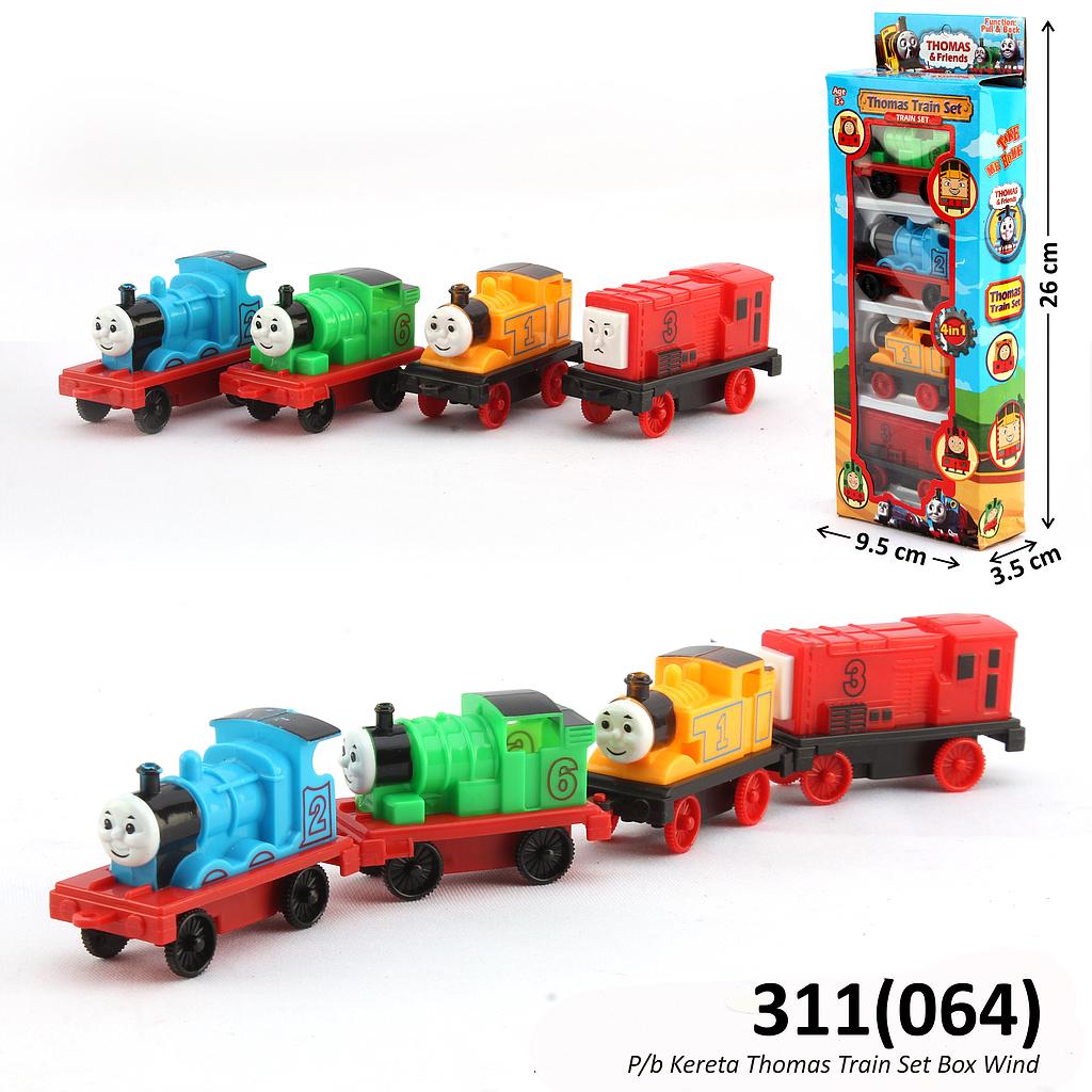 Kereta Thomas 4 Pcs P/B Thomas Train Set 1 Inner 108 Pcs Box Window @216