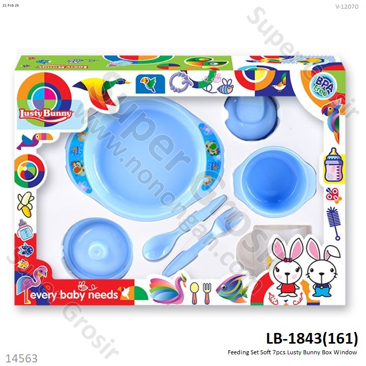 Feeding Set Soft 7pcs Lusty Bunny Box Window