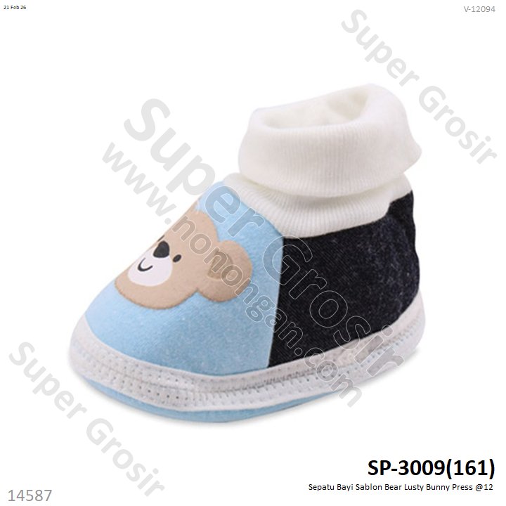 Sepatu Bayi Sablon Bear Lusty Bunny Press @12