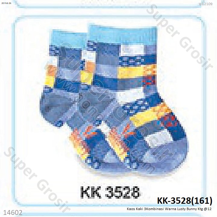 Kaos Kaki 3Kombinasi Warna Lusty Bunny Ktg @12