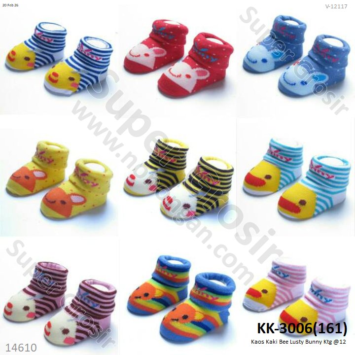 Kaos Kaki Bee Lusty Bunny Ktg @12