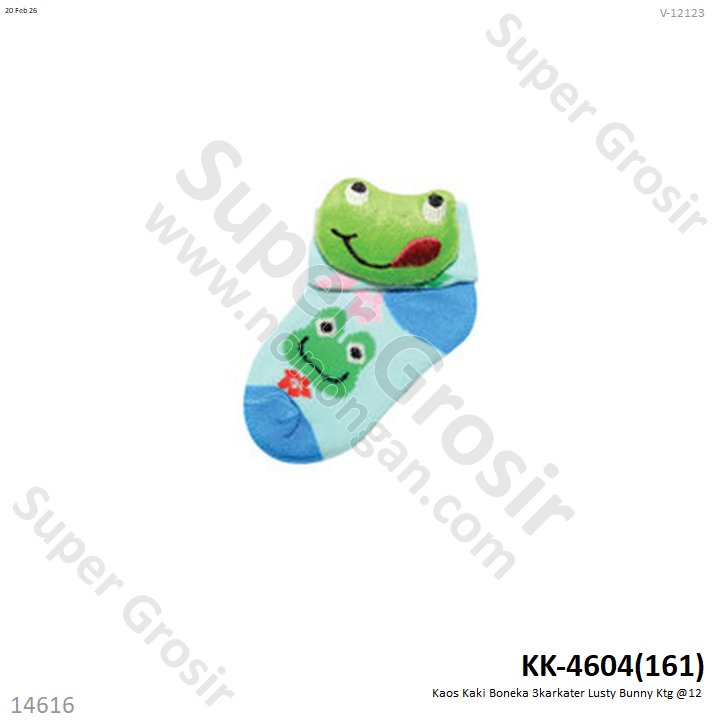 Kaos Kaki Boneka 3karkater Lusty Bunny Ktg @12