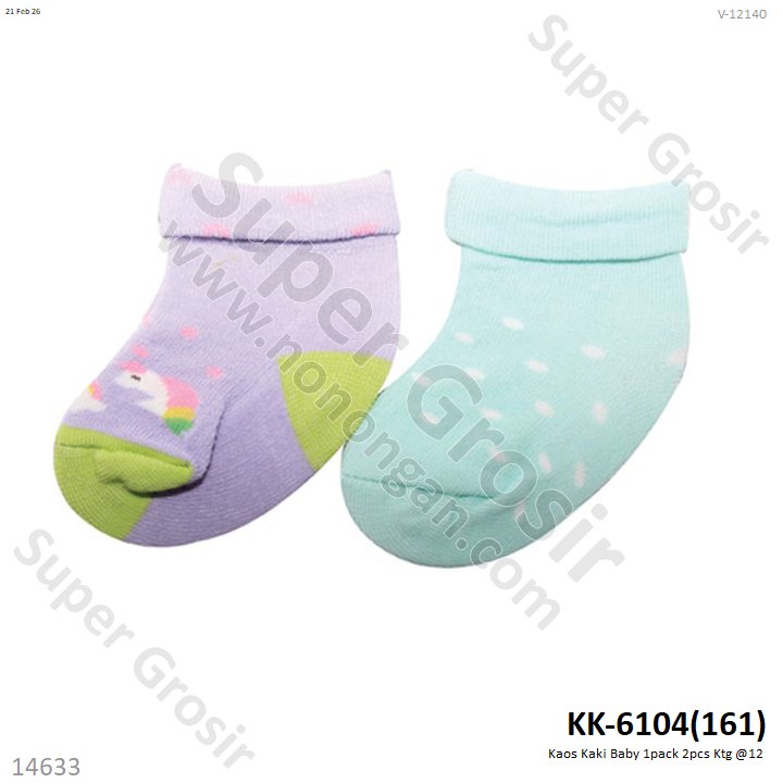 Kaos Kaki Baby 1pack 2pcs Ktg @12