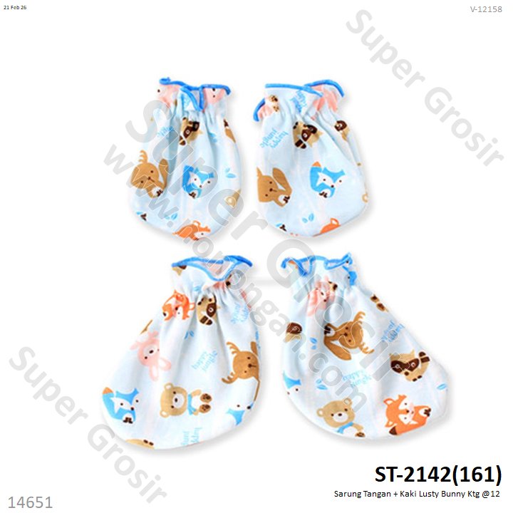 Sarung Tangan + Kaki Lusty Bunny Ktg @12