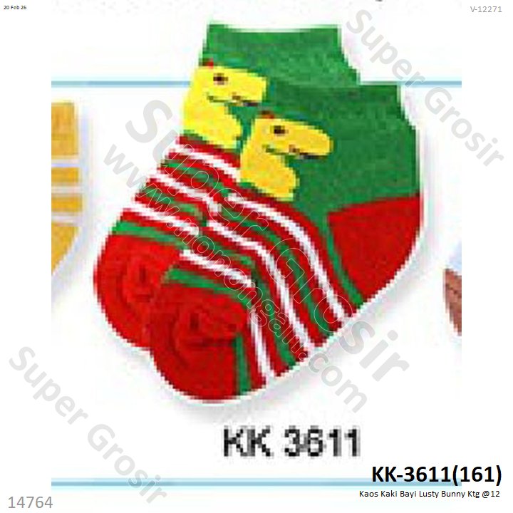 Kaos Kaki Bayi Lusty Bunny Ktg @12