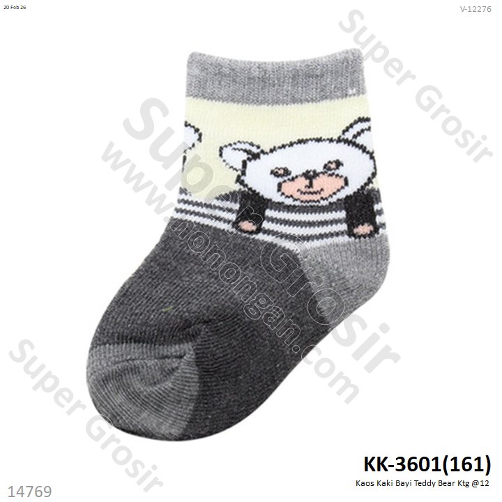 Kaos Kaki Bayi Teddy Bear Ktg @12