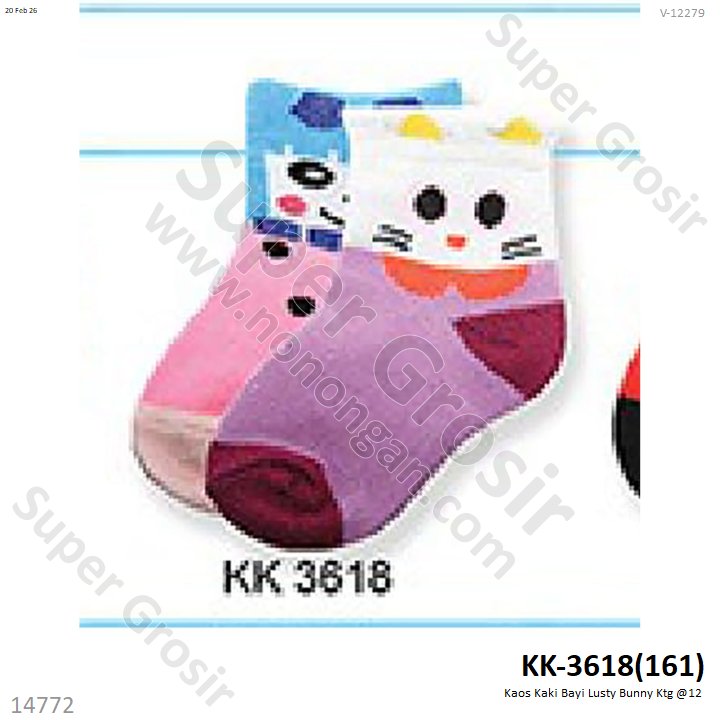 Kaos Kaki Bayi Lusty Bunny Ktg @12