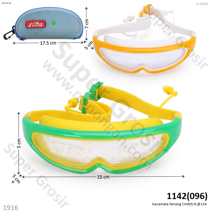 Kacamata Renang Tas Dompet Swimming Goggless 1142 Ktg Opp @144