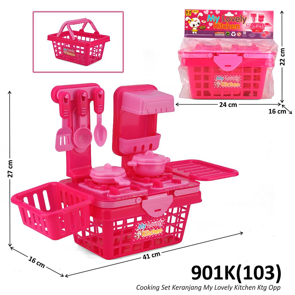 Cooking Set Keranjang Kotak My Lovely Kitchen Ktg Opp @48