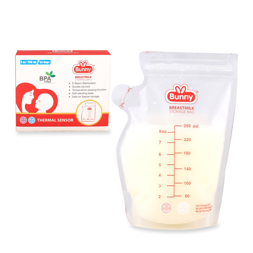 Breastmilk Storage Bag With Spout 250Ml, 30 Pcs - 2002