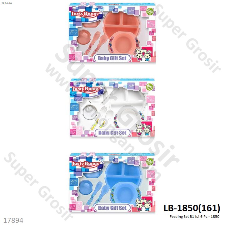 Feeding Set B1 Isi 6 Pcs Box Window