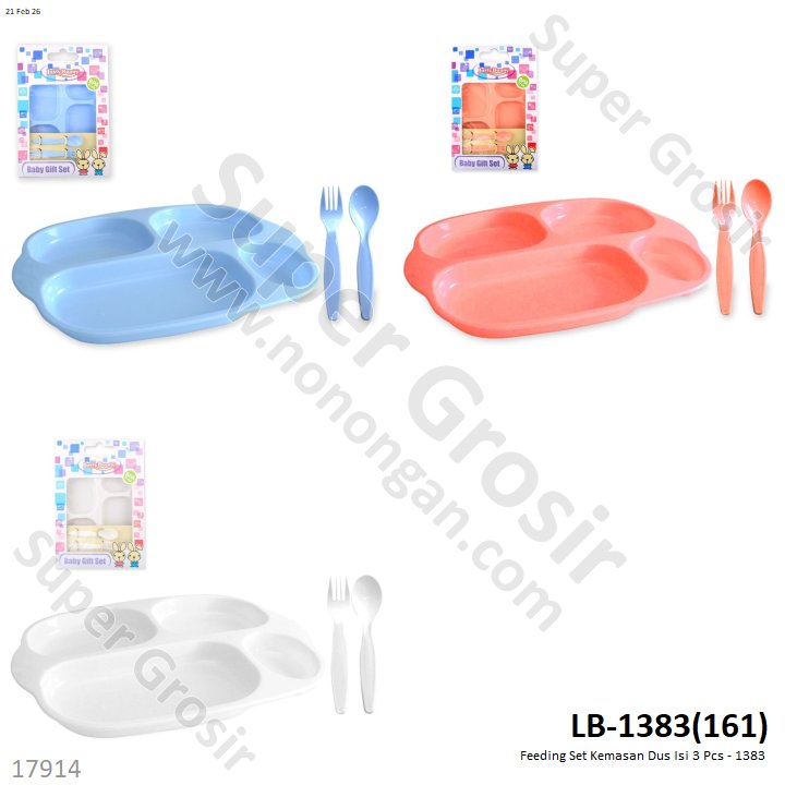 Feeding Set Kemasan Dus Isi 3 Pcs Box Wind